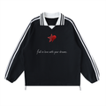 FILWYD  Collar Sweatshirt