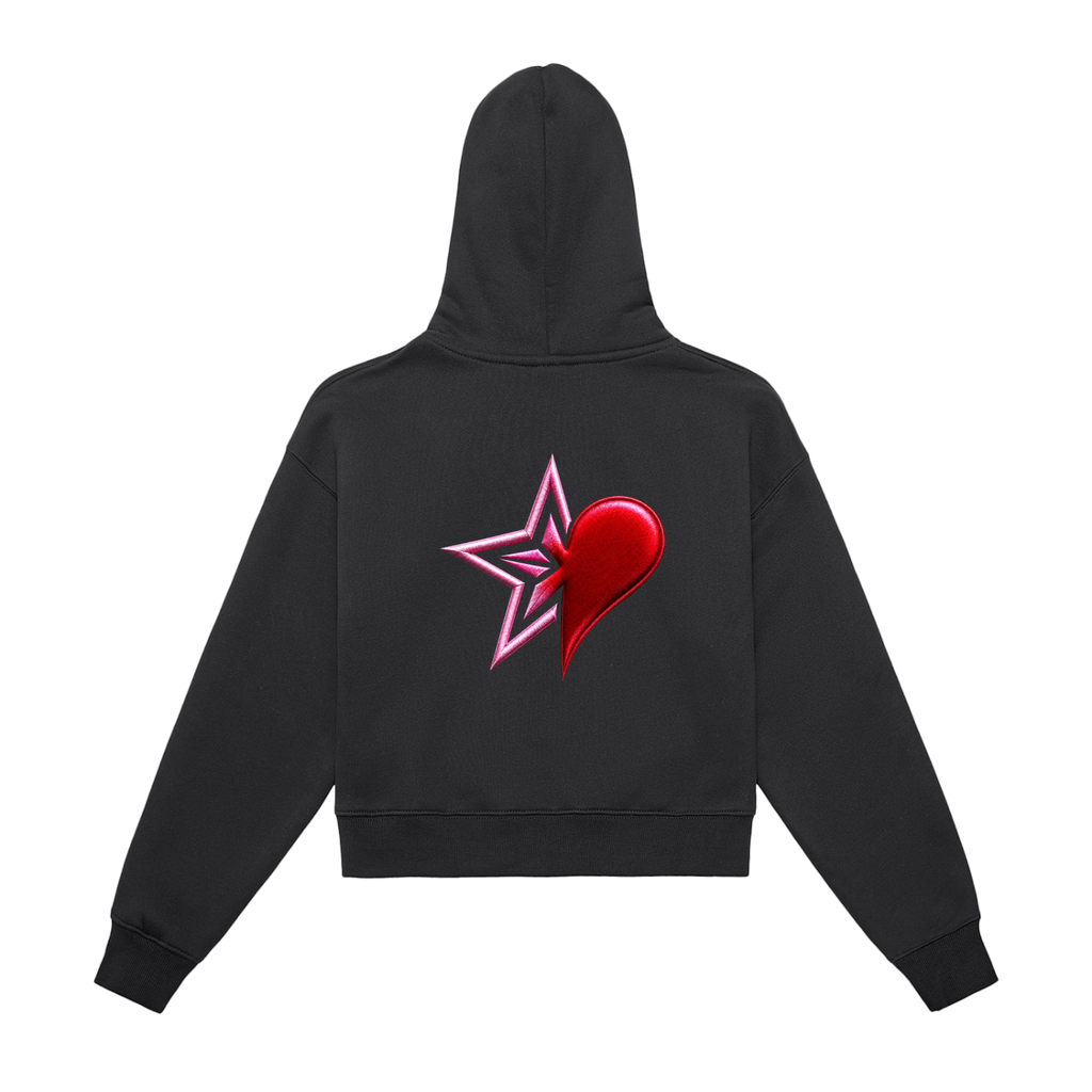 JADO fall in love Cropped Hoodie