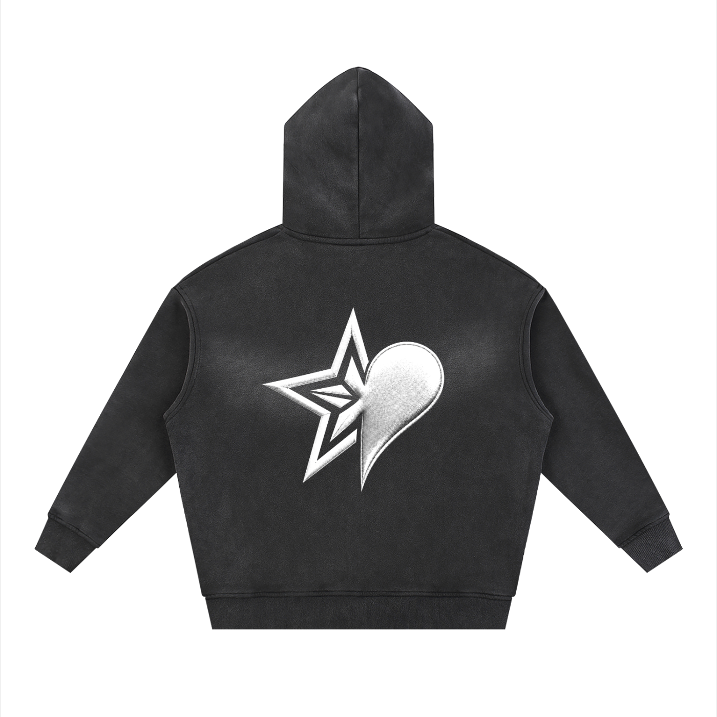 JADO fall in love Two-way Zip Hoodie