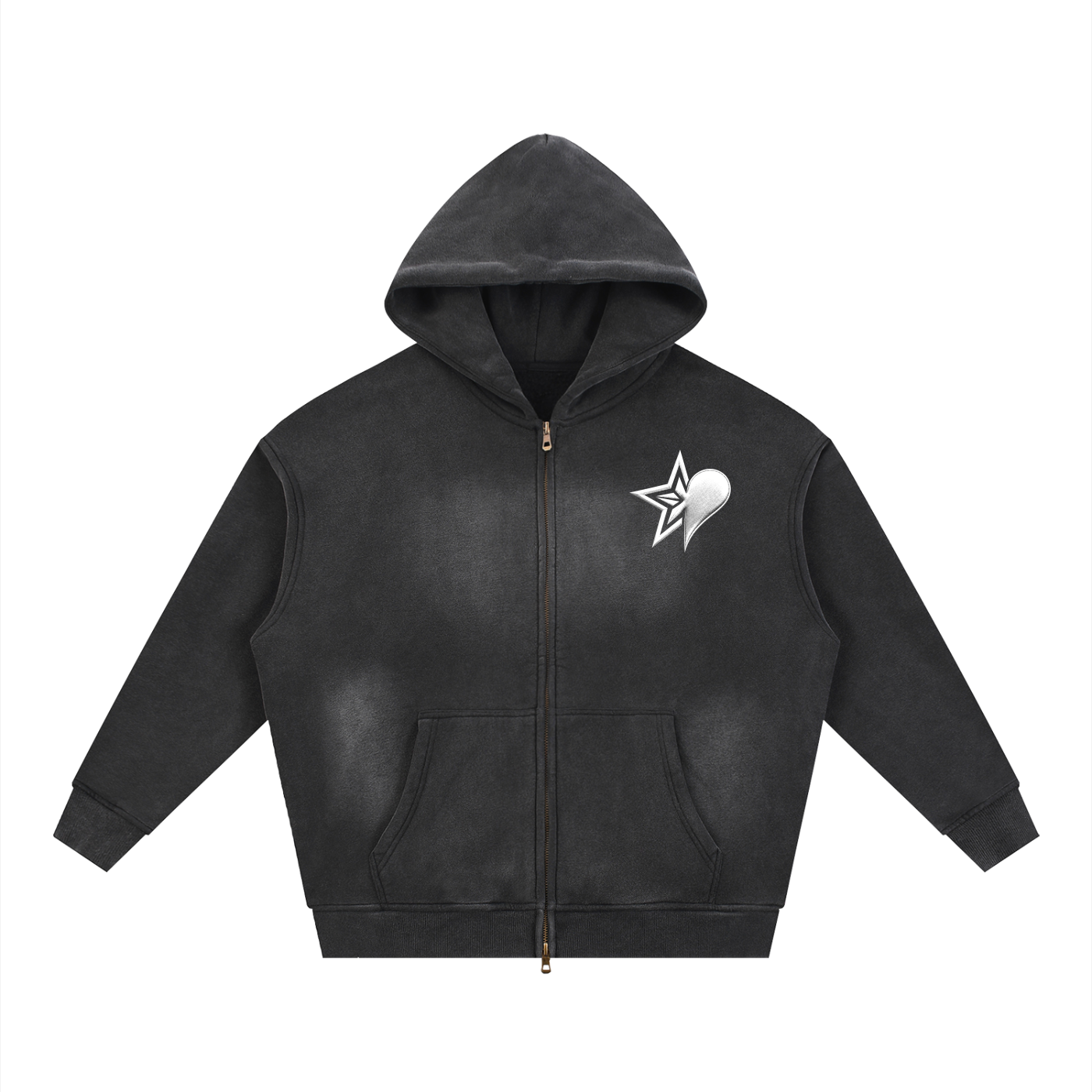 JADO Sunfade zip Hoodie