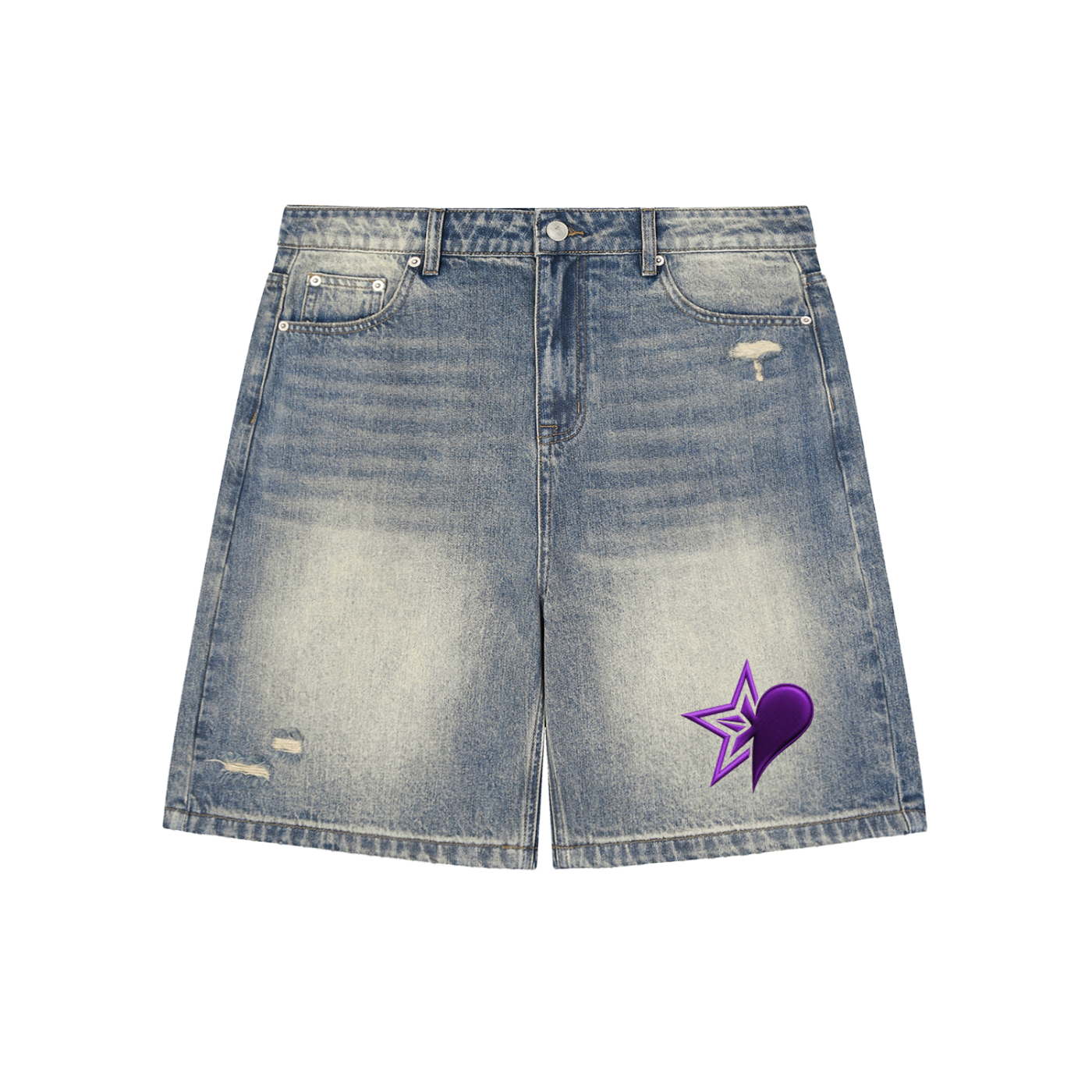 JADO fall in love Baggy Denim Shorts
